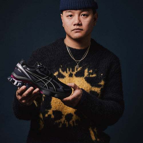 Asics Gel Kinetic Fluent Black/Dark Taupe + Black/Black