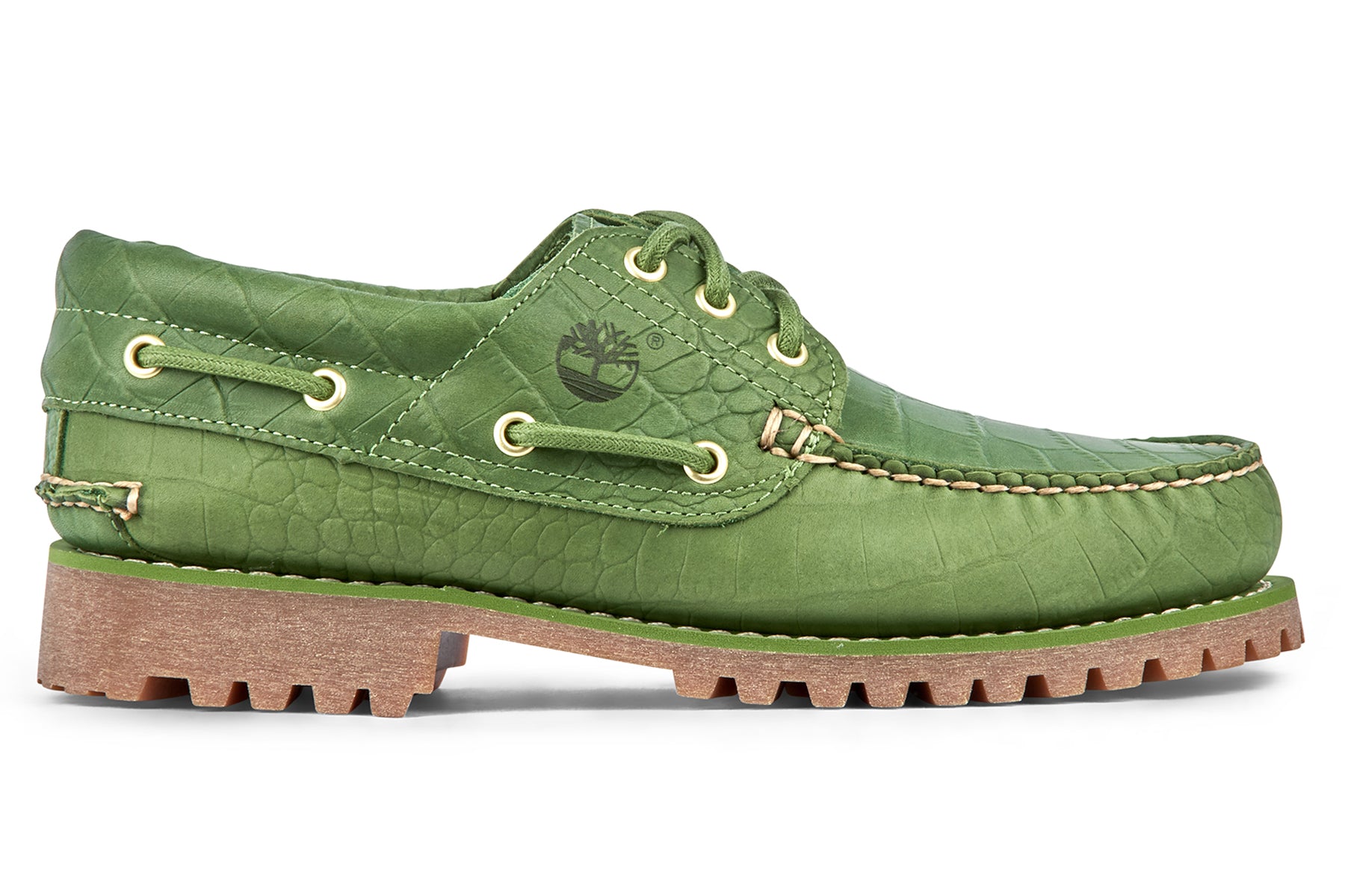 Timberland Authentic 3 Eye Lug - Medium Green Full Grain