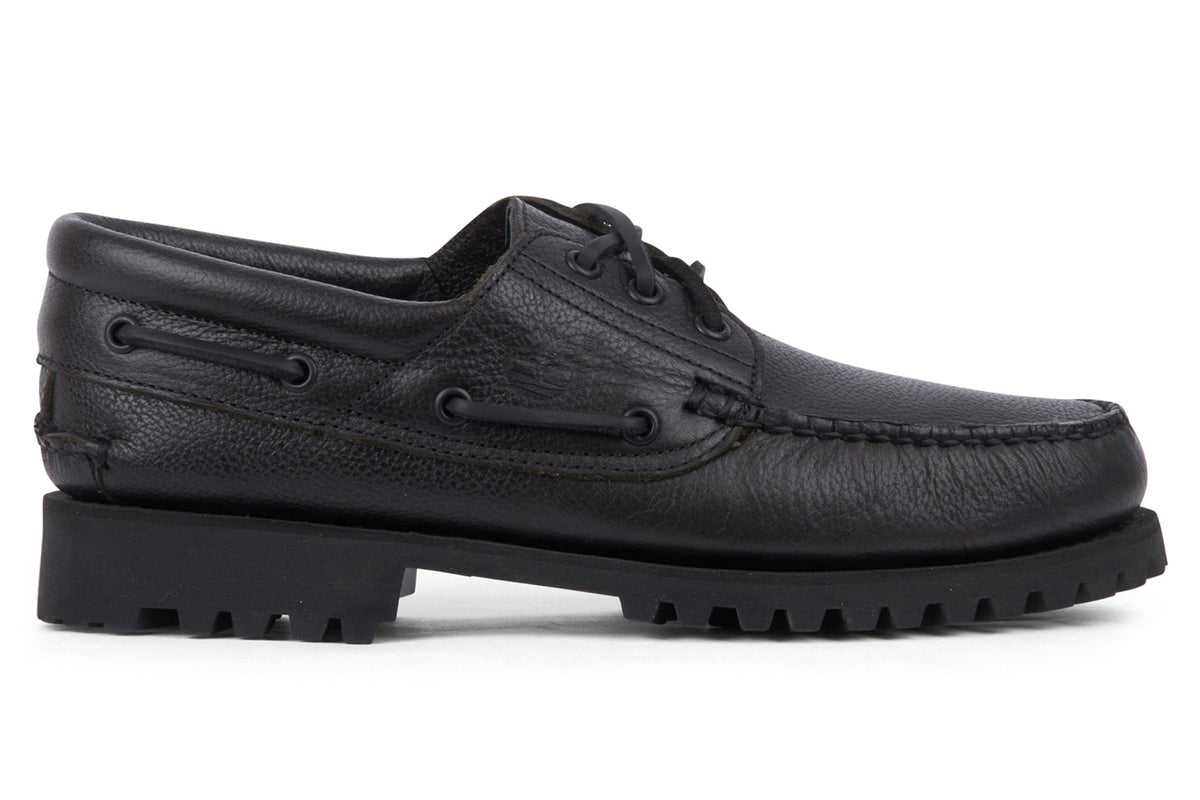 Timberland Authentic 3 Eye Lug - Overblack Full Grain