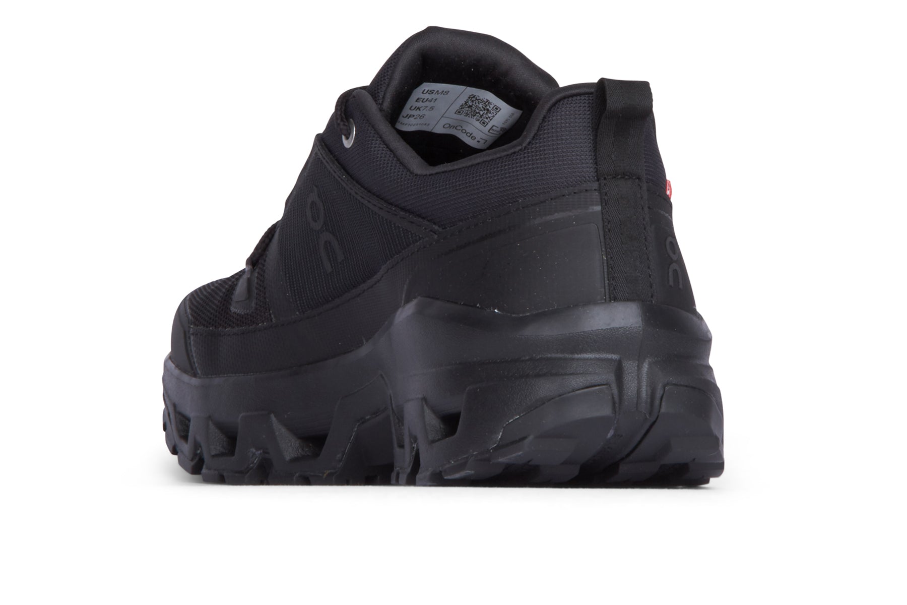 On Cloudrock Low Waterproof - Black/Black