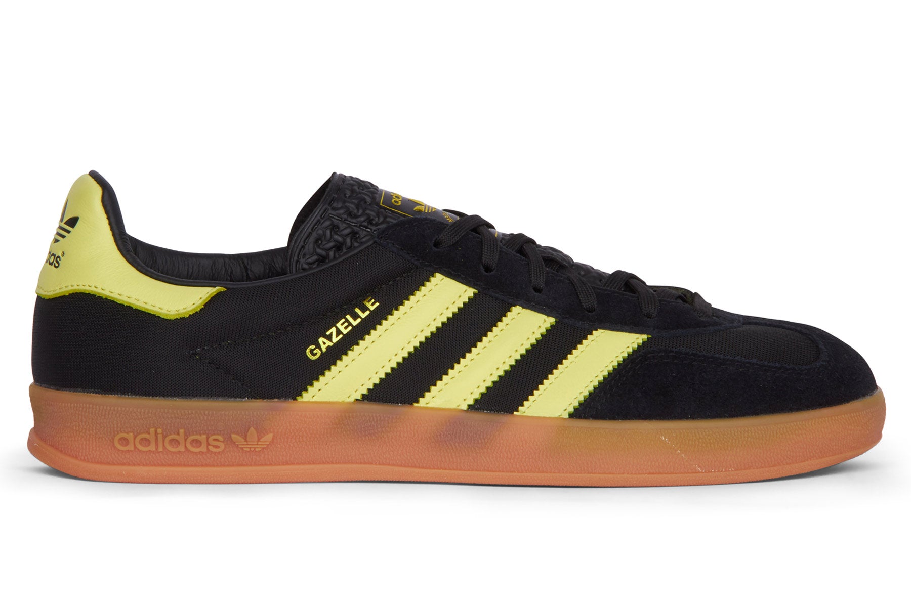 Adidas Gazelle Indoor W - Core Black/Almost Yellow/Gum