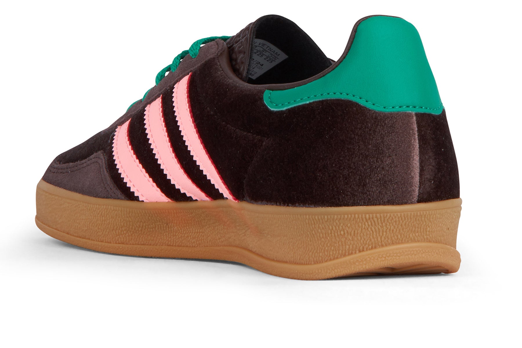 Adidas Gazelle Indoor - Dark Brown/Glow Pink
