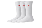 New Balance Patch Crew Socks (3 Pack) - White