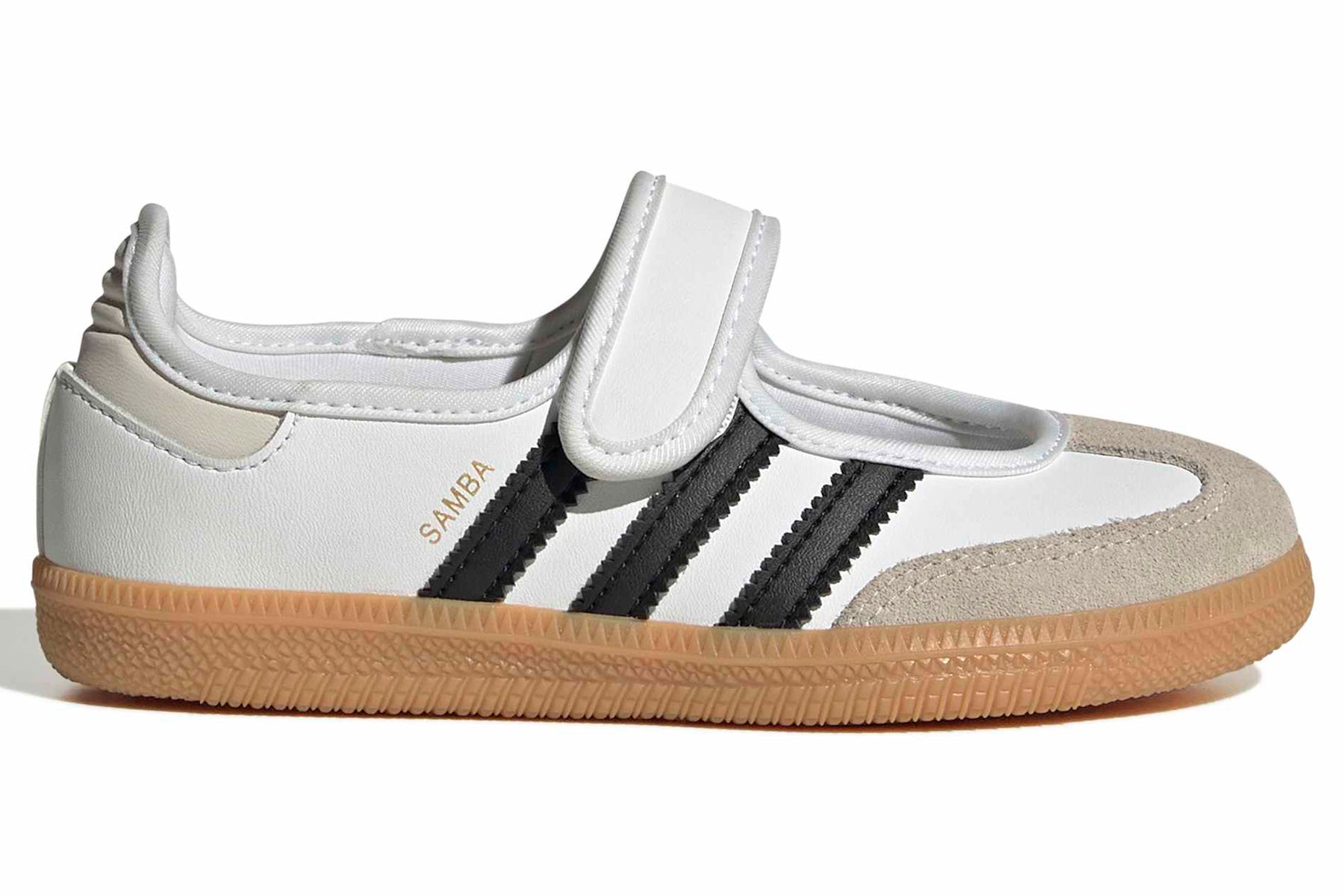 Adidas Samba Jane C (Kids) - FTW White/Core Black