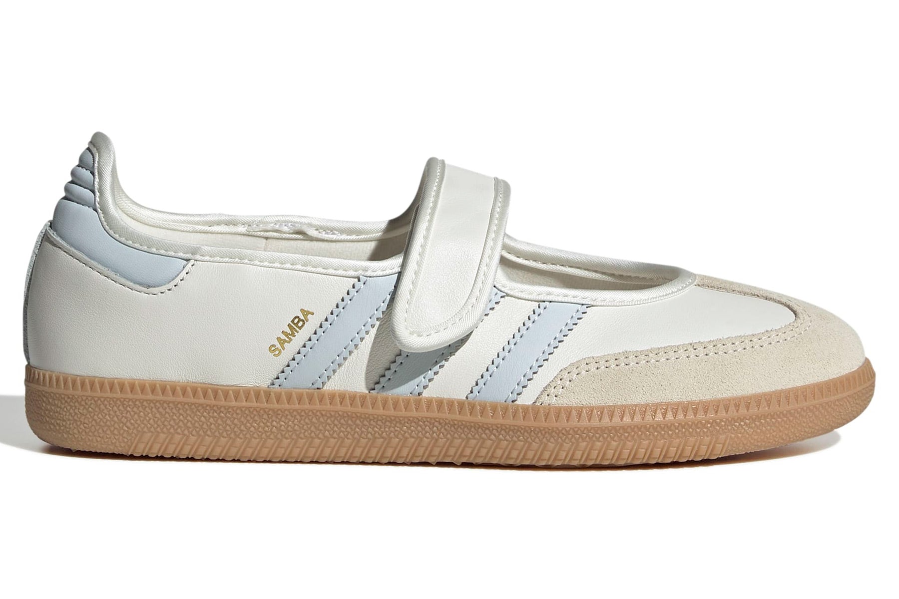 Adidas Samba Jane W - Cloud White/Gum/Halo Blue