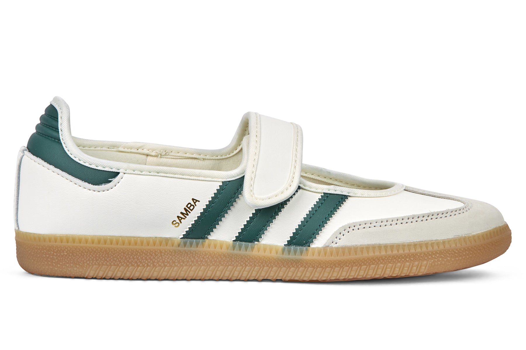 Adidas Samba Jane W - Off White/Collegiate Green/Gold Metallic