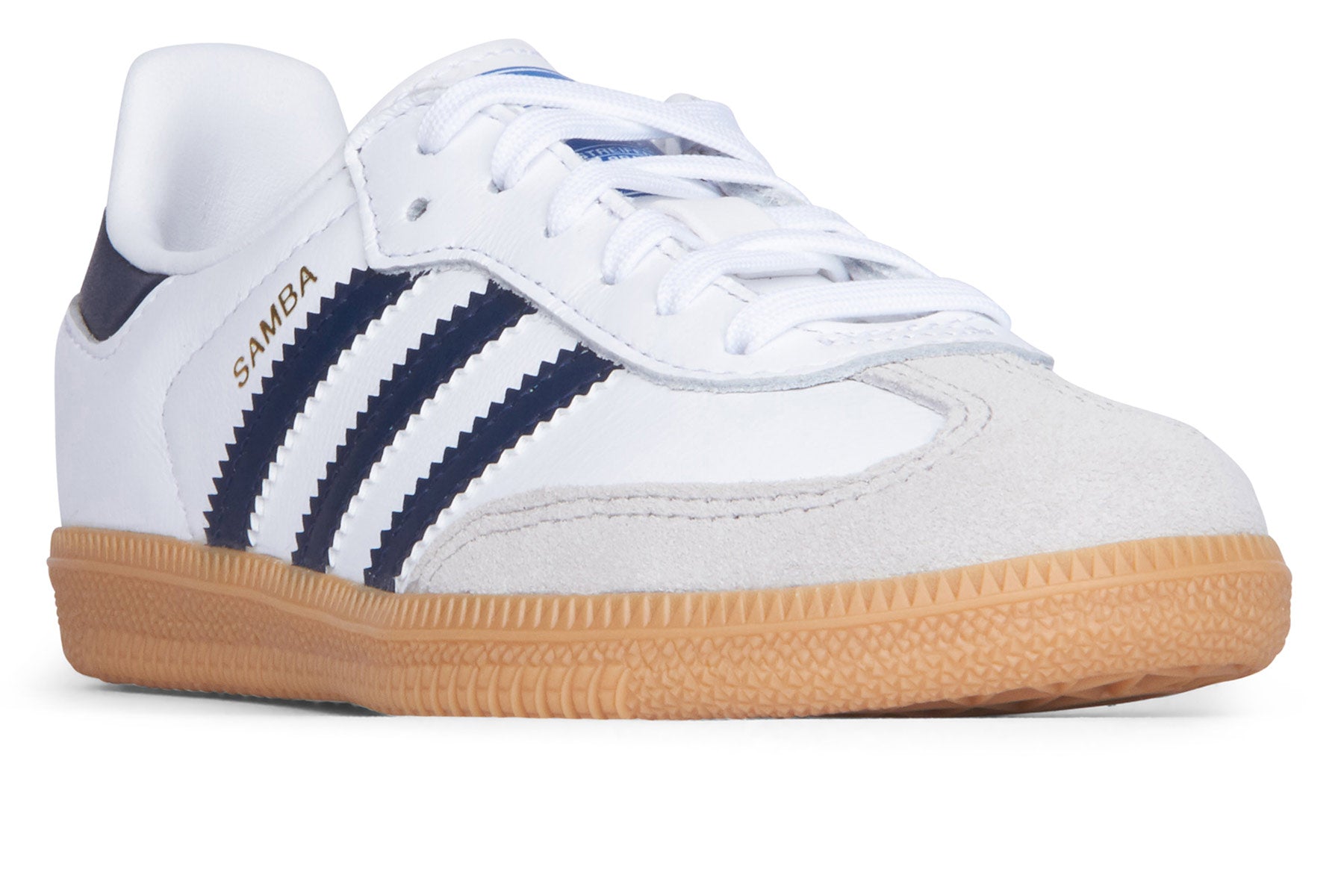 Adidas Samba OG C (Kids) - FTWR White/Night Indigo/Gum