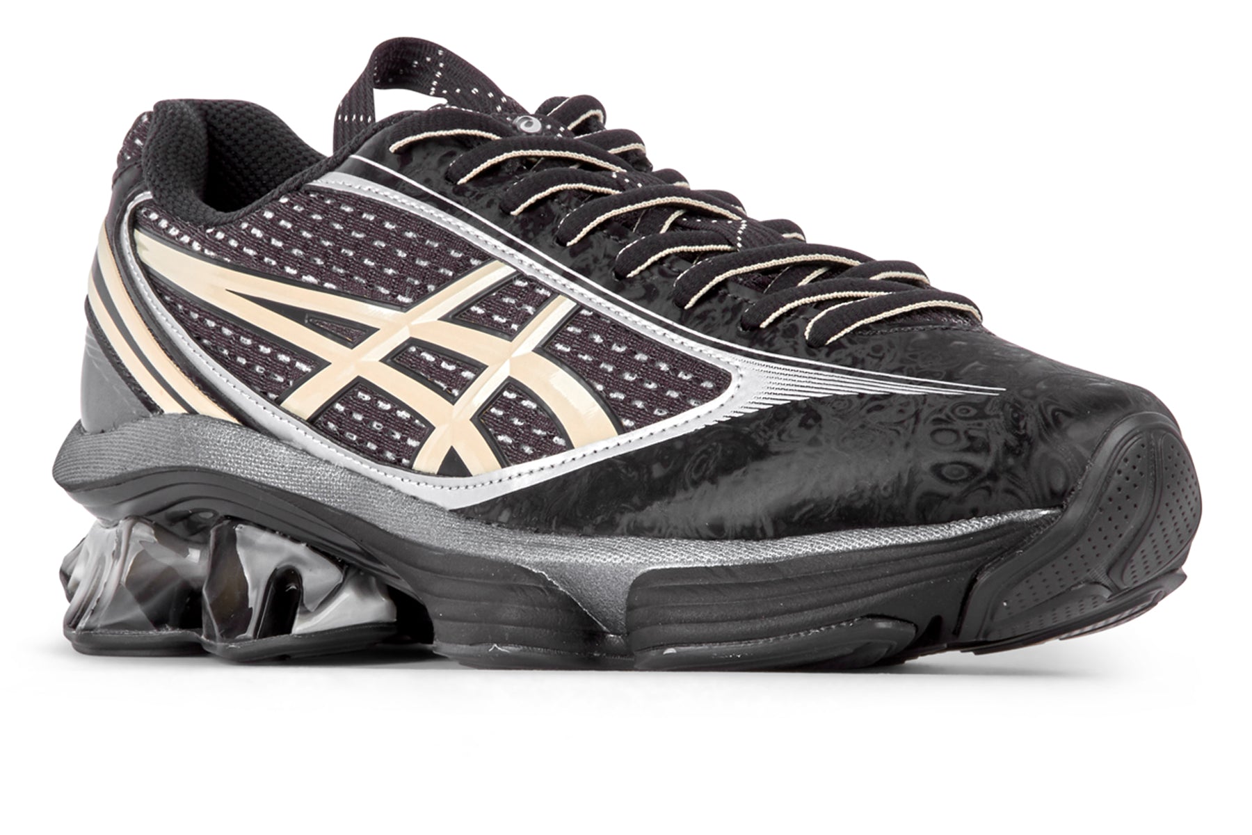 Asics US6 S Gel Kinetic Fluent - Black/Vanilla