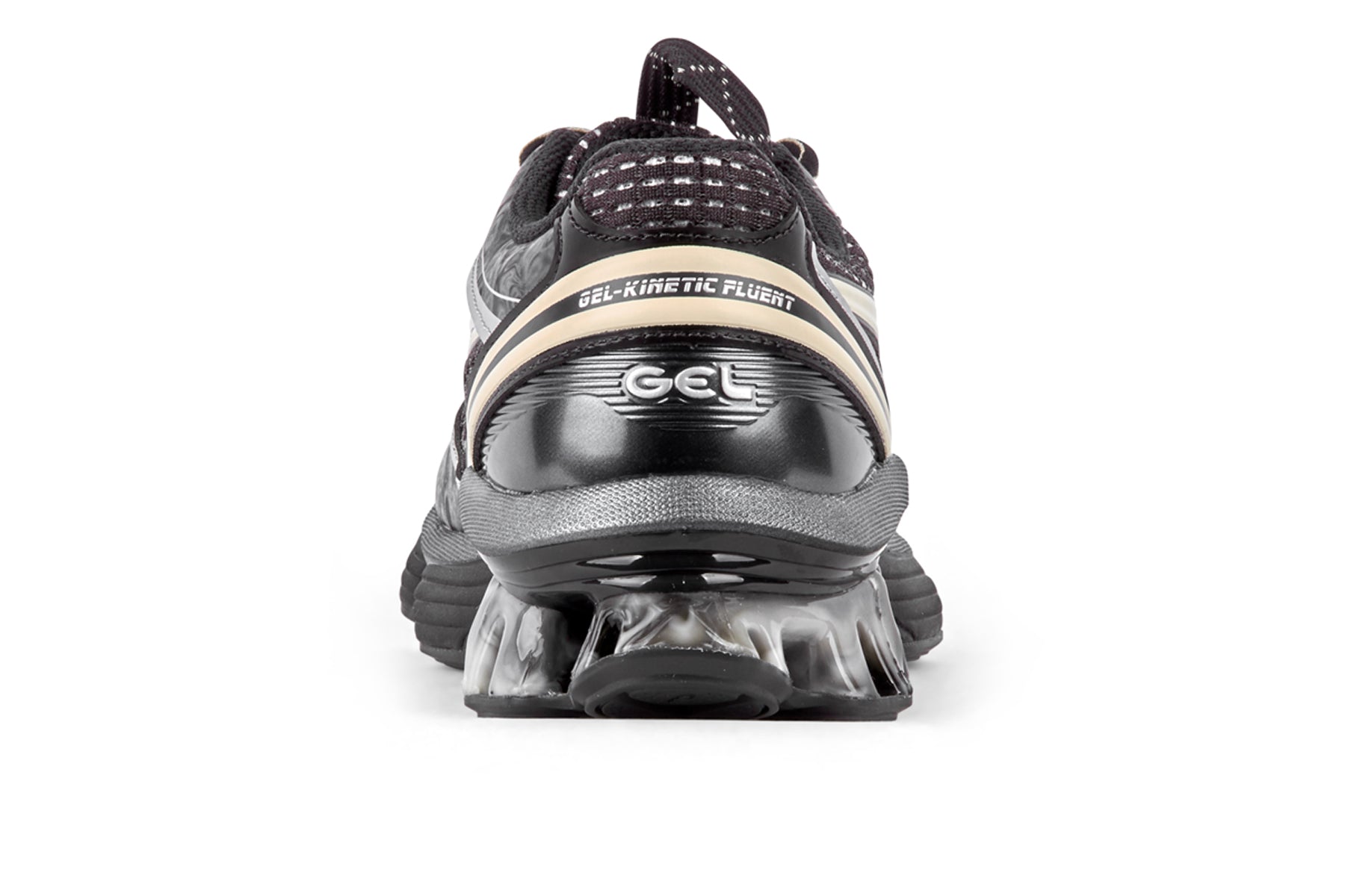 Asics US6 S Gel Kinetic Fluent - Black/Vanilla