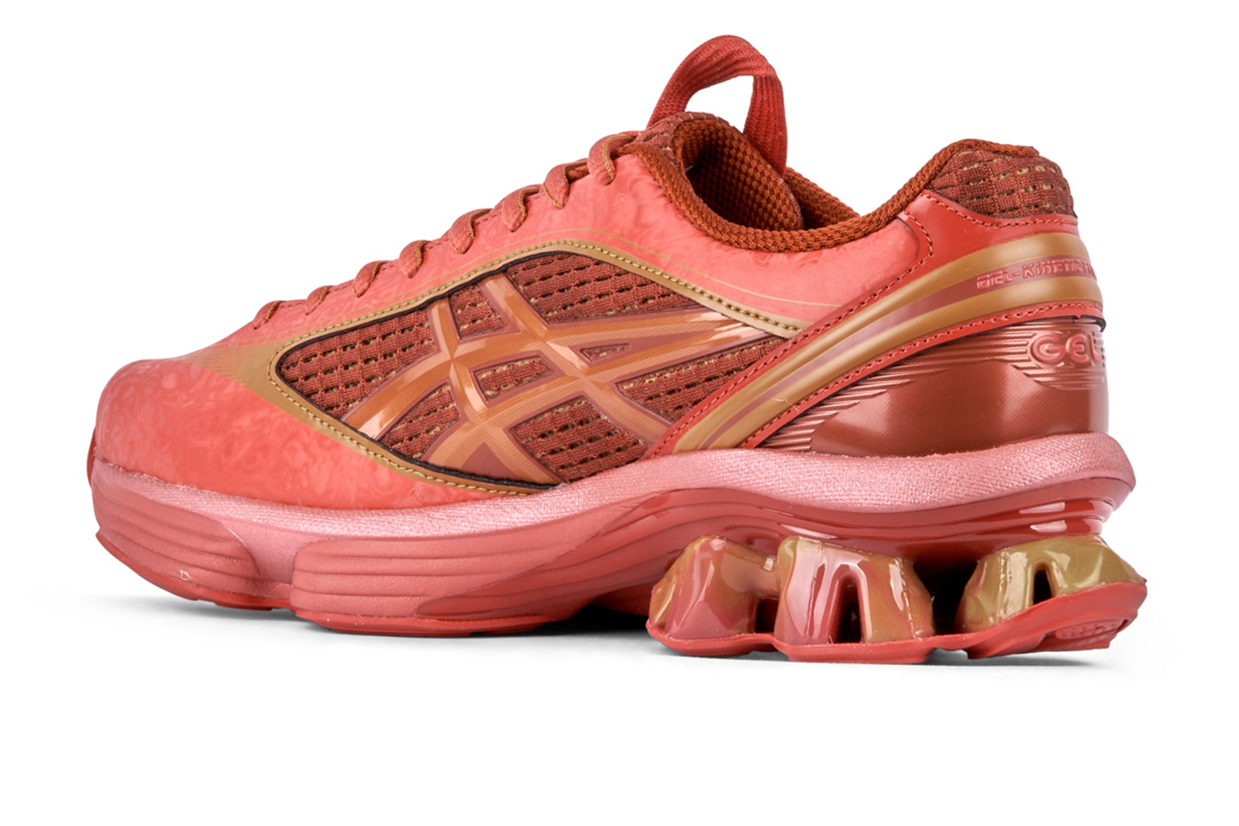 Asics US6 S Gel Kinetic Fluent - Cayenne/Copperhead
