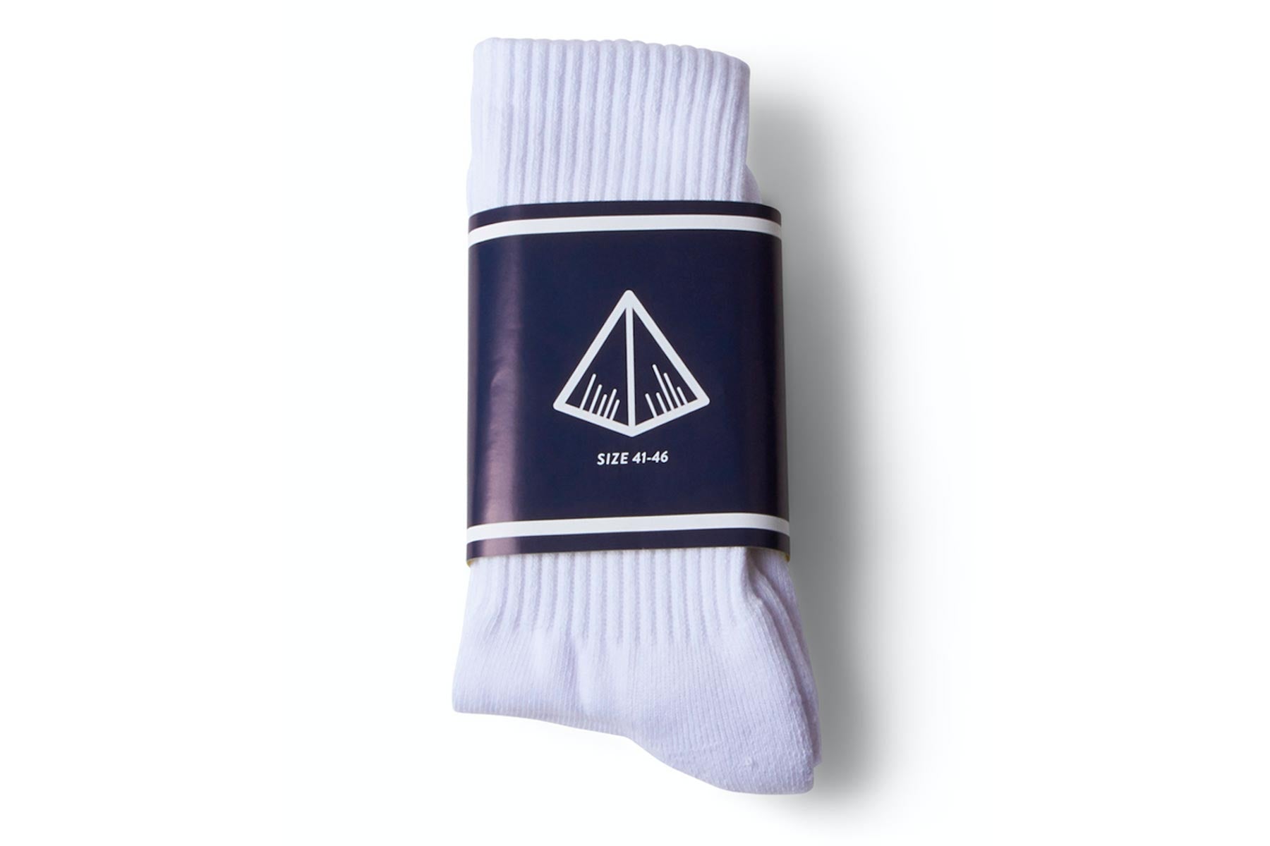 SC Diamond Crew Socks (1 Pack) - White/Black