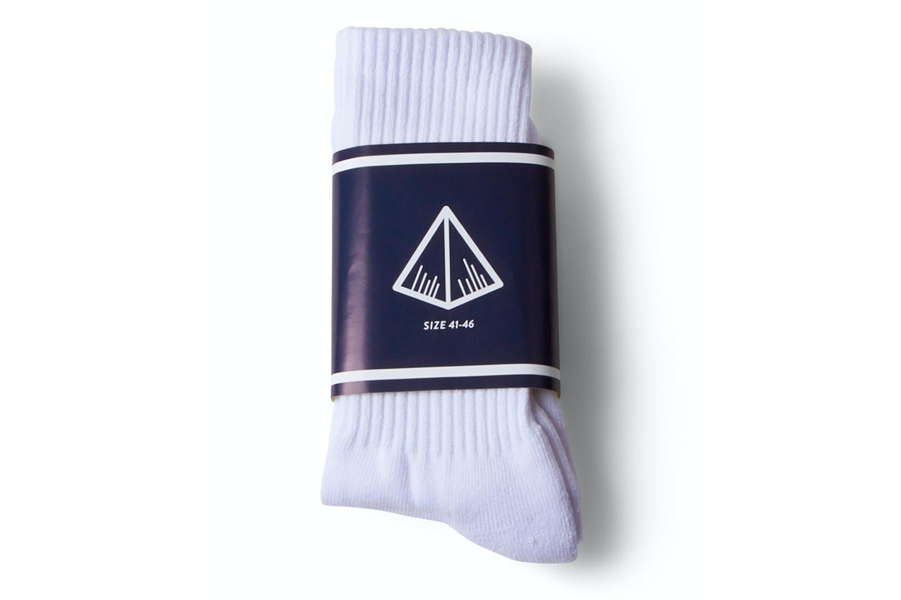 SC Diamond Crew Socks (1 Pack) - White / Black