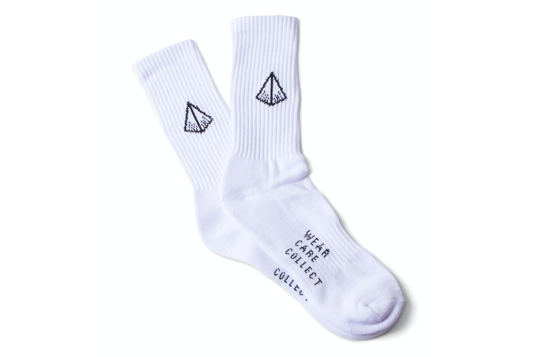 SC Diamond Crew Socks (3 Pack) - White / Black