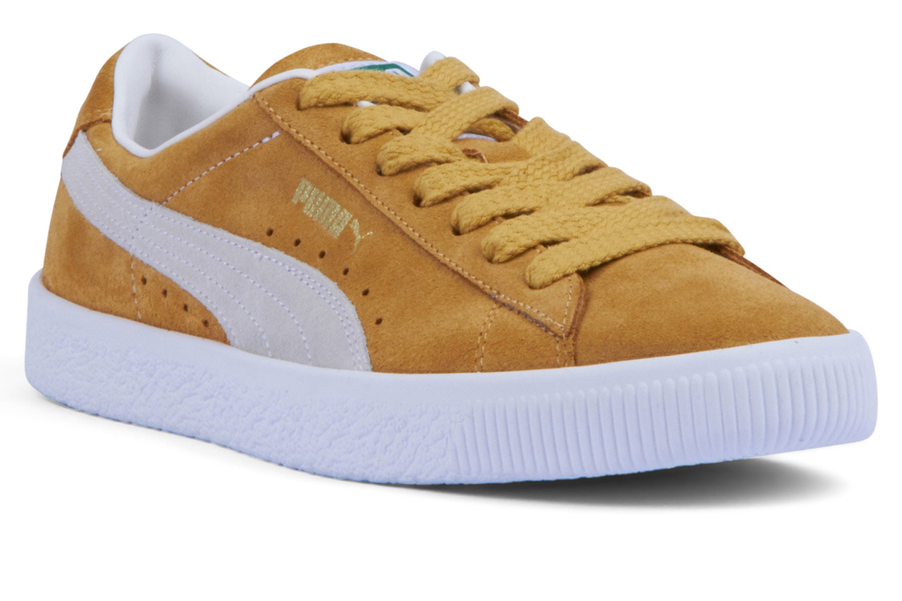 Puma Suede VTG - Honey Mustard / White