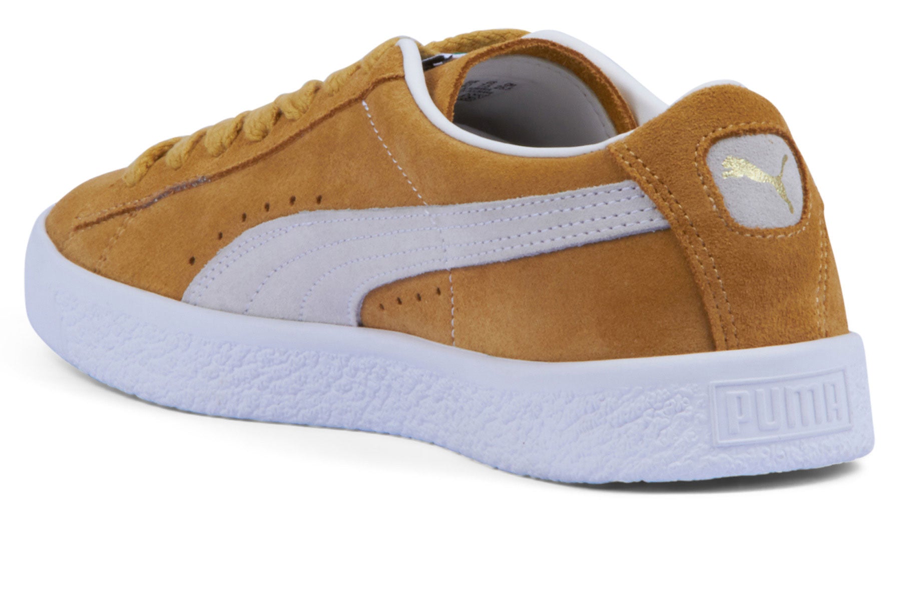 Puma Suede VTG - Honey Mustard / White