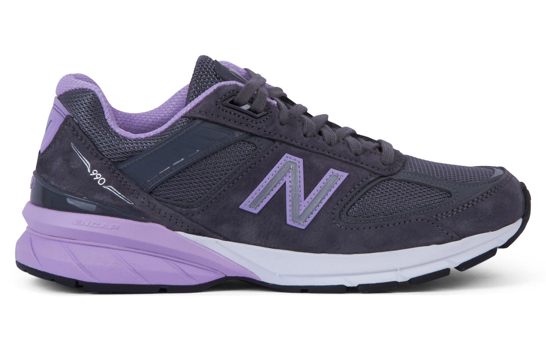 New Balance W990DV5 - Lead/Dark Violet Glo