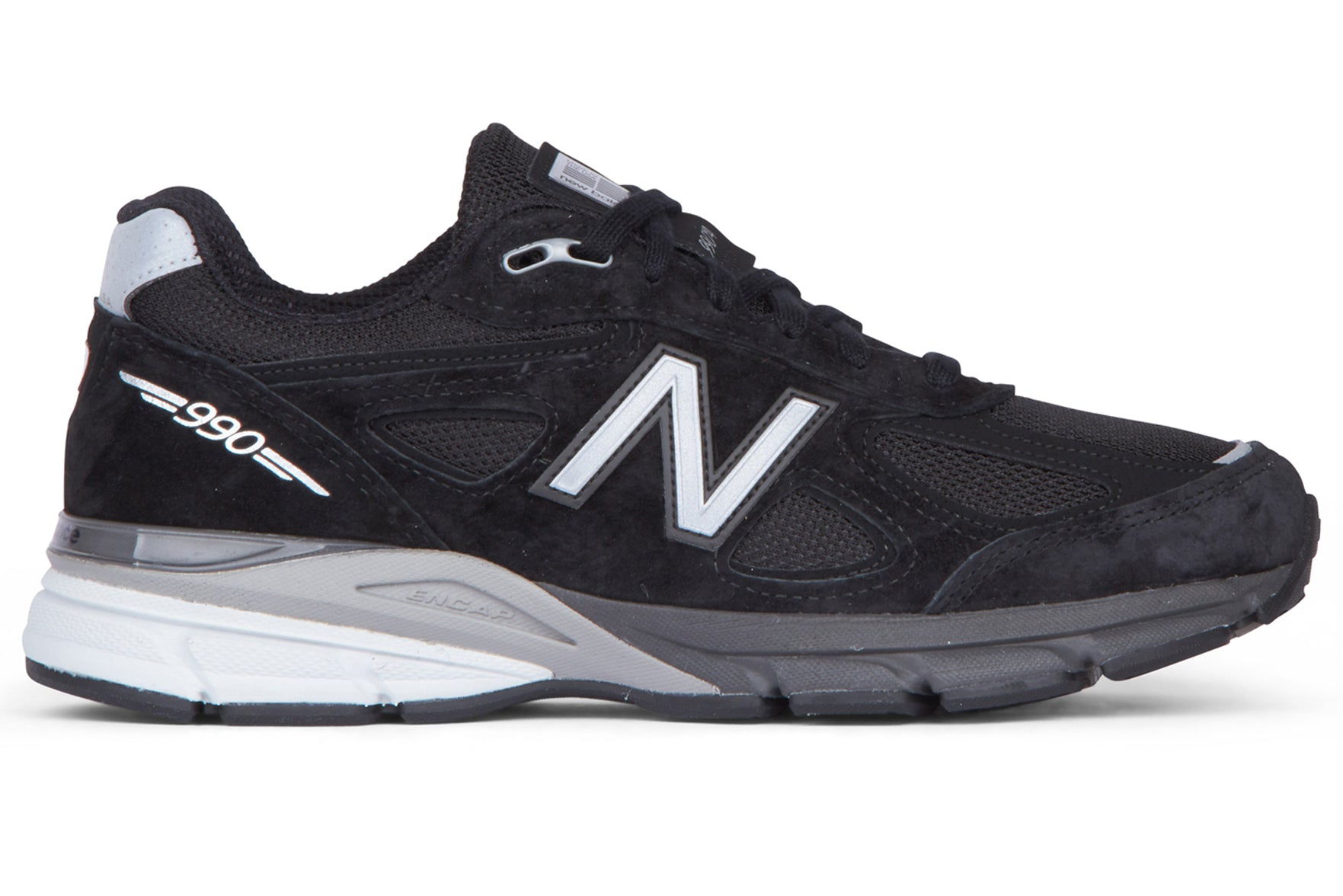 New Balance U990BL4 - Black/Silver