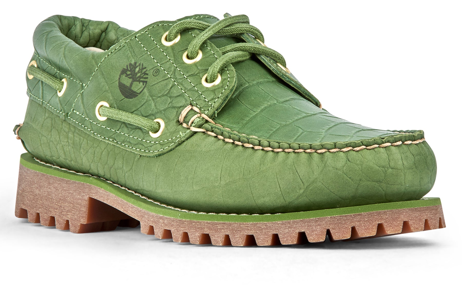 Timberland Authentic 3 Eye Lug - Medium Green Full Grain