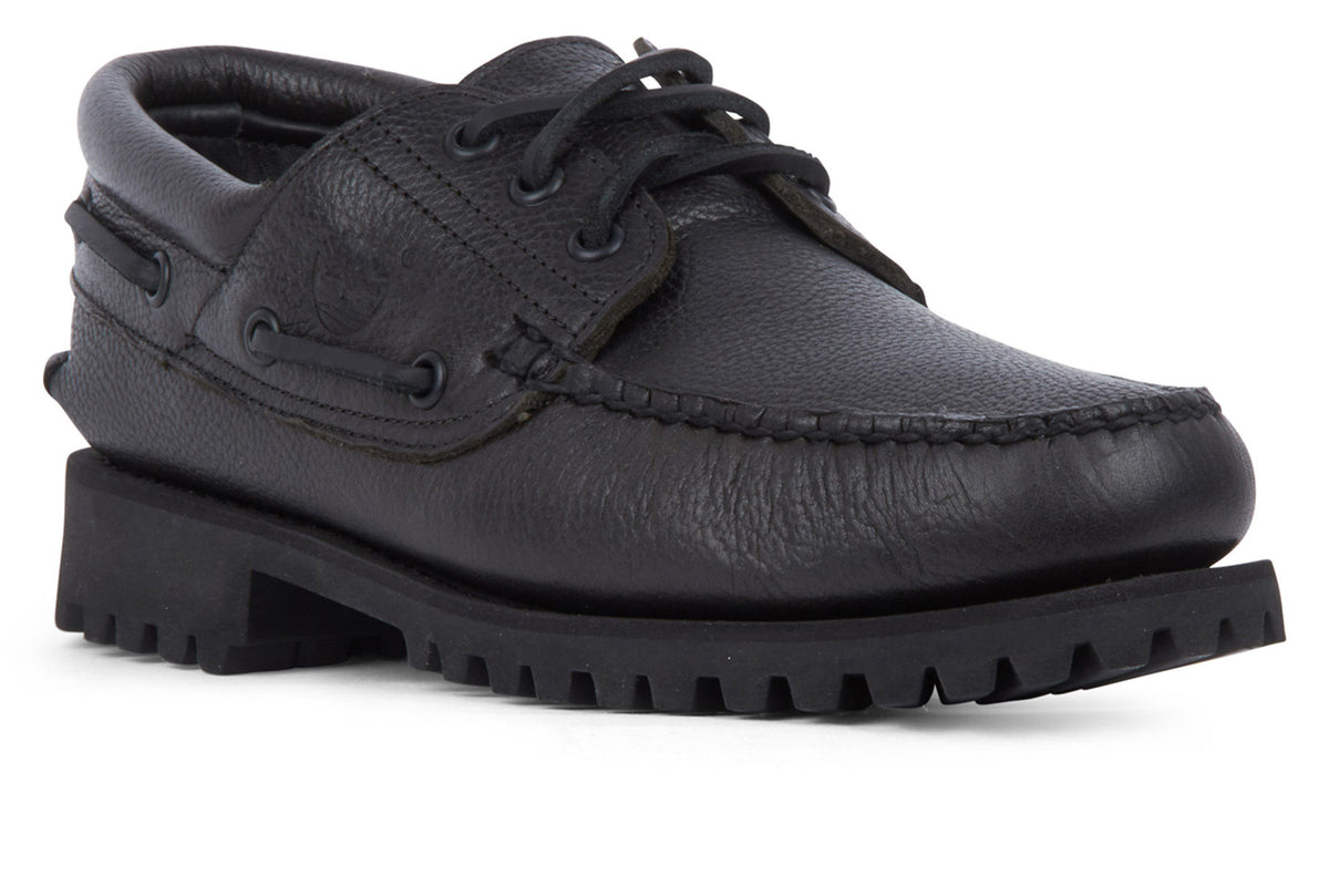 Timberland Authentic 3 Eye Lug - Overblack Full Grain