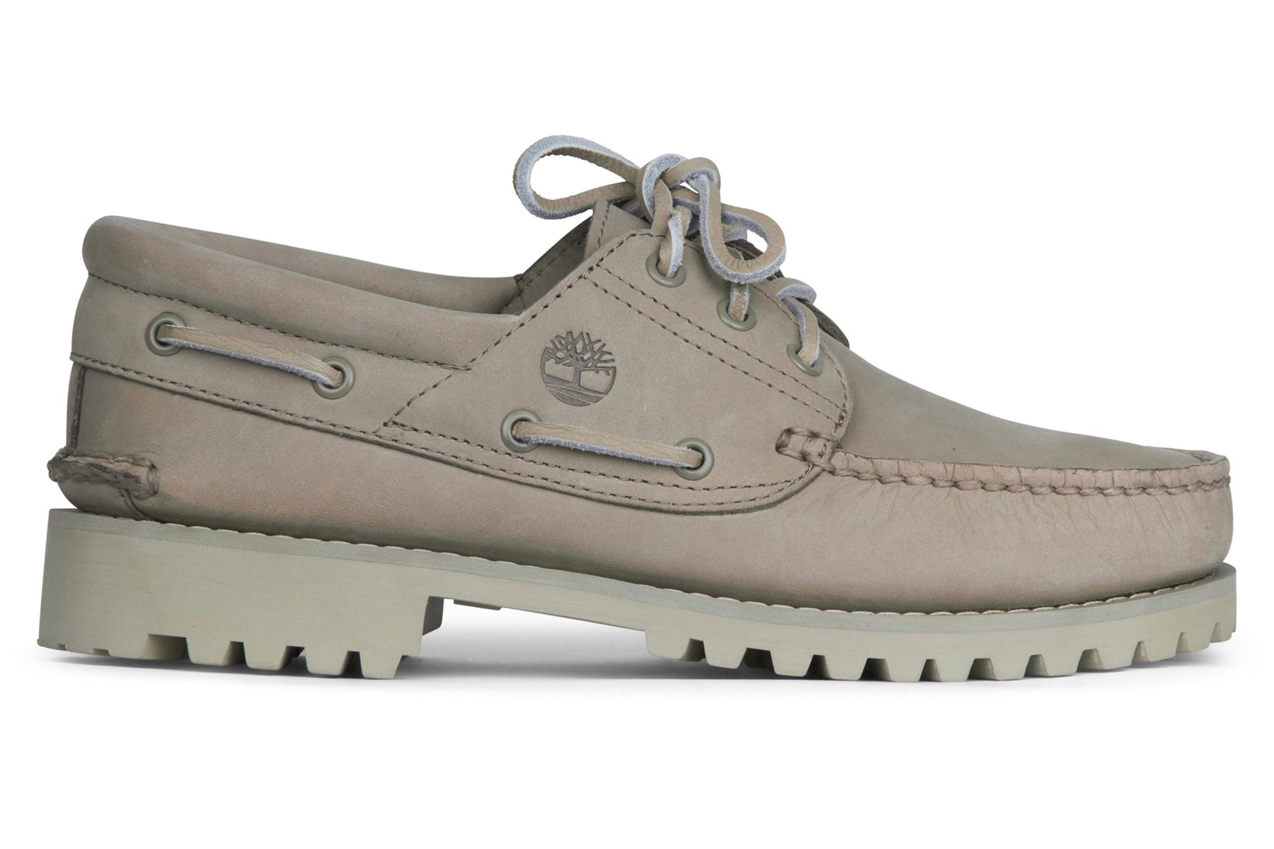 Timberland Authentics Lace Up Boat Shoe - Light Taupe