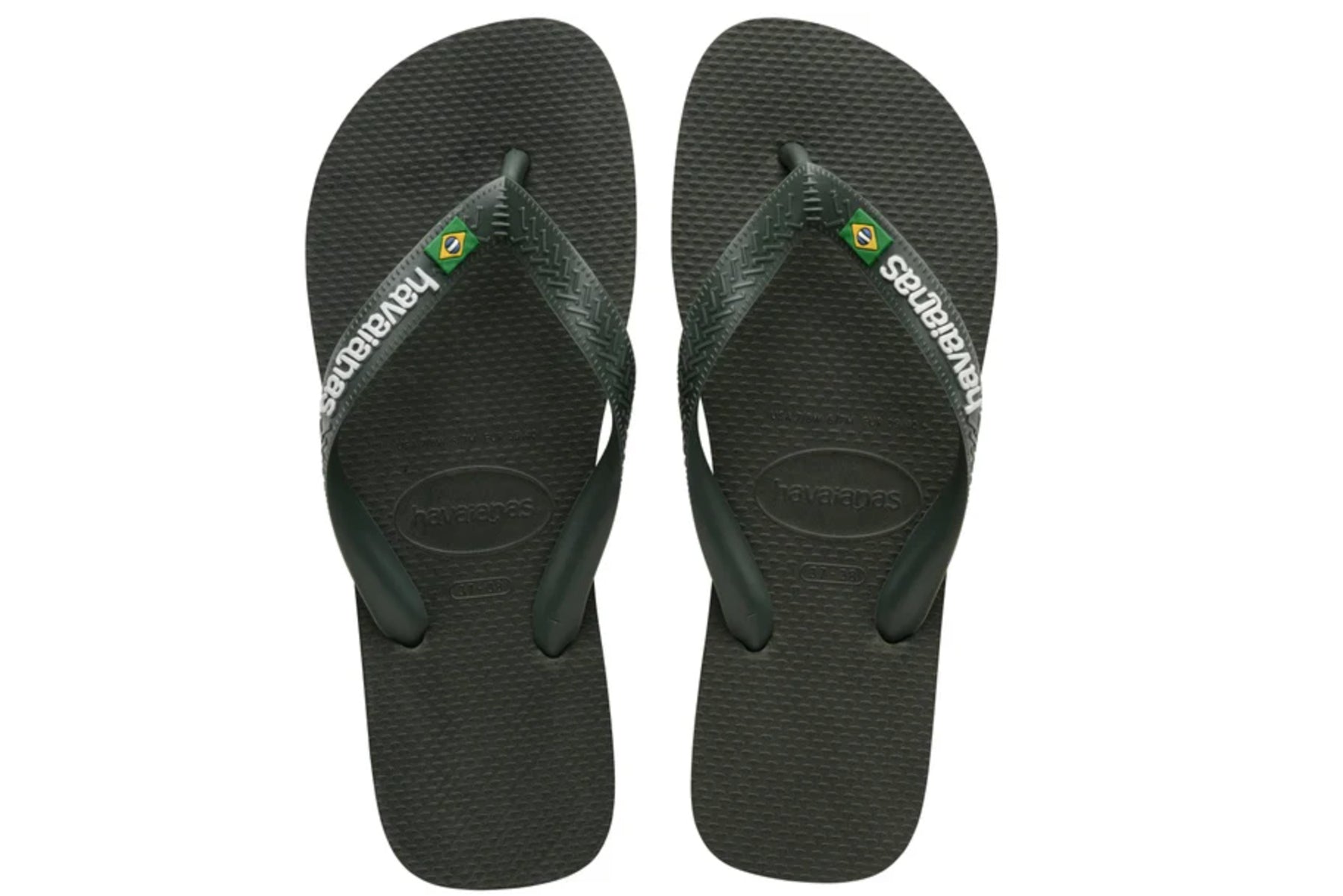 Havaianas Brasil Logo - Green Olive