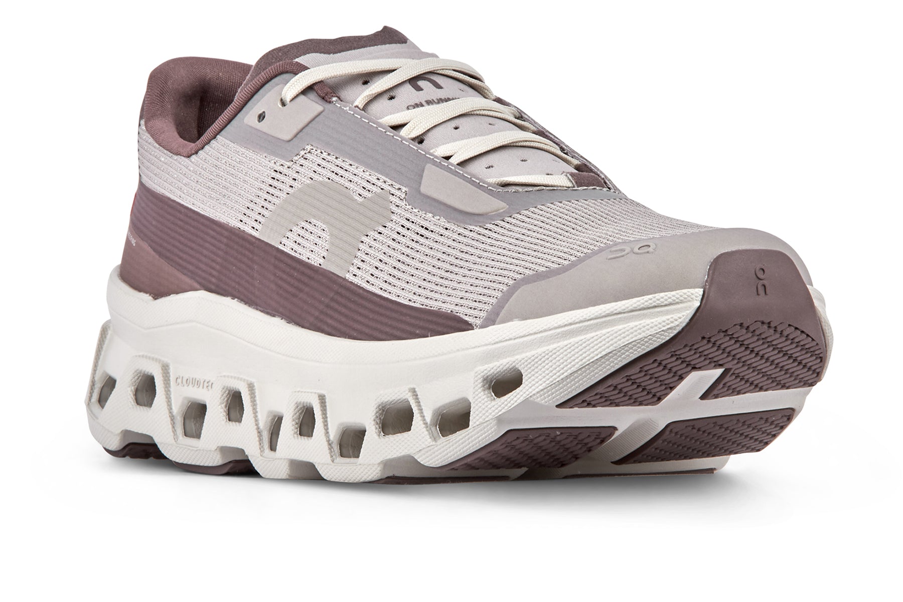 On Cloudmonster Void W - Fog/Pearl