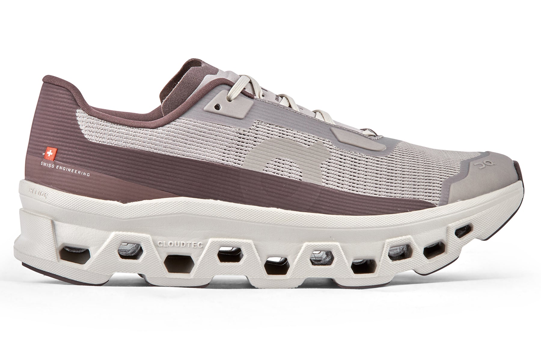 On Cloudmonster Void W - Fog/Pearl