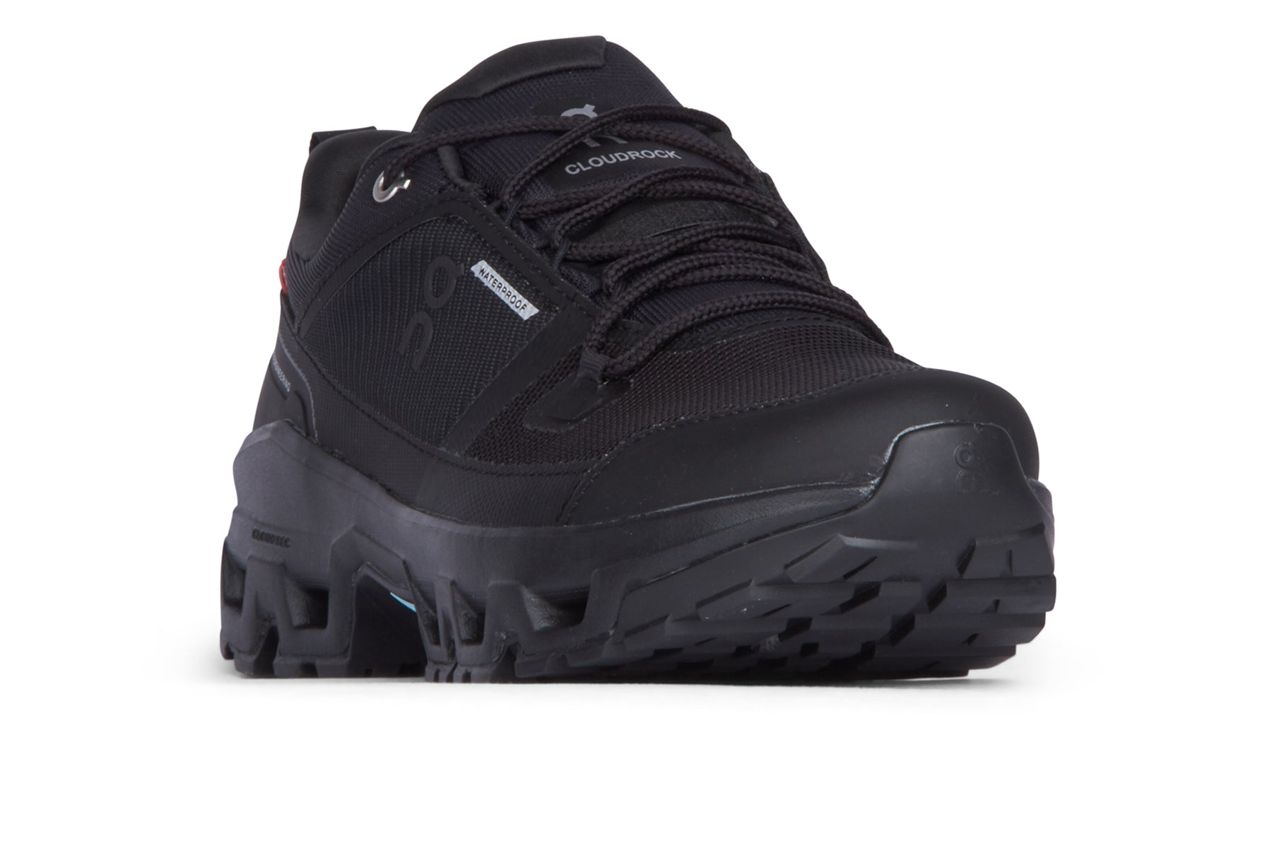 ON Cloudrock Low Waterproof - Black/Black