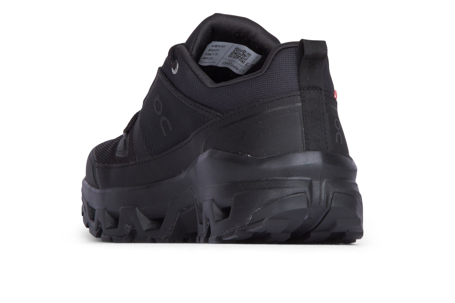 ON Cloudrock Low Waterproof - Black/Black