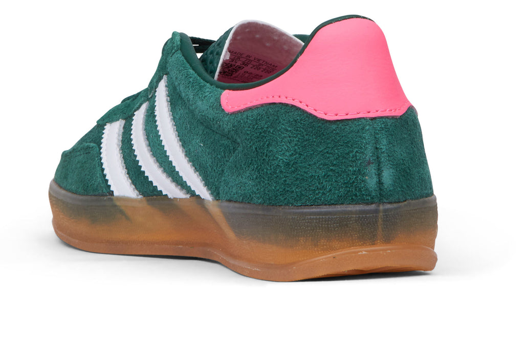 Adidas Gazelle Indoor W Collegiate Green/FTW White/Lucid Pink → Shoe Chapter