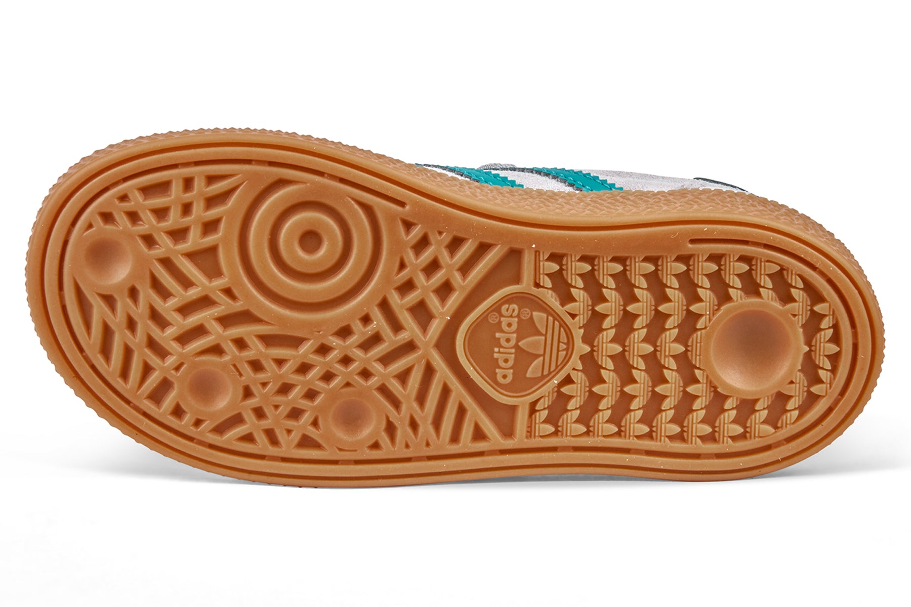 Adidas Handball Spezial CF EL (Infants) - Grey Two/Pure Teal/Gum