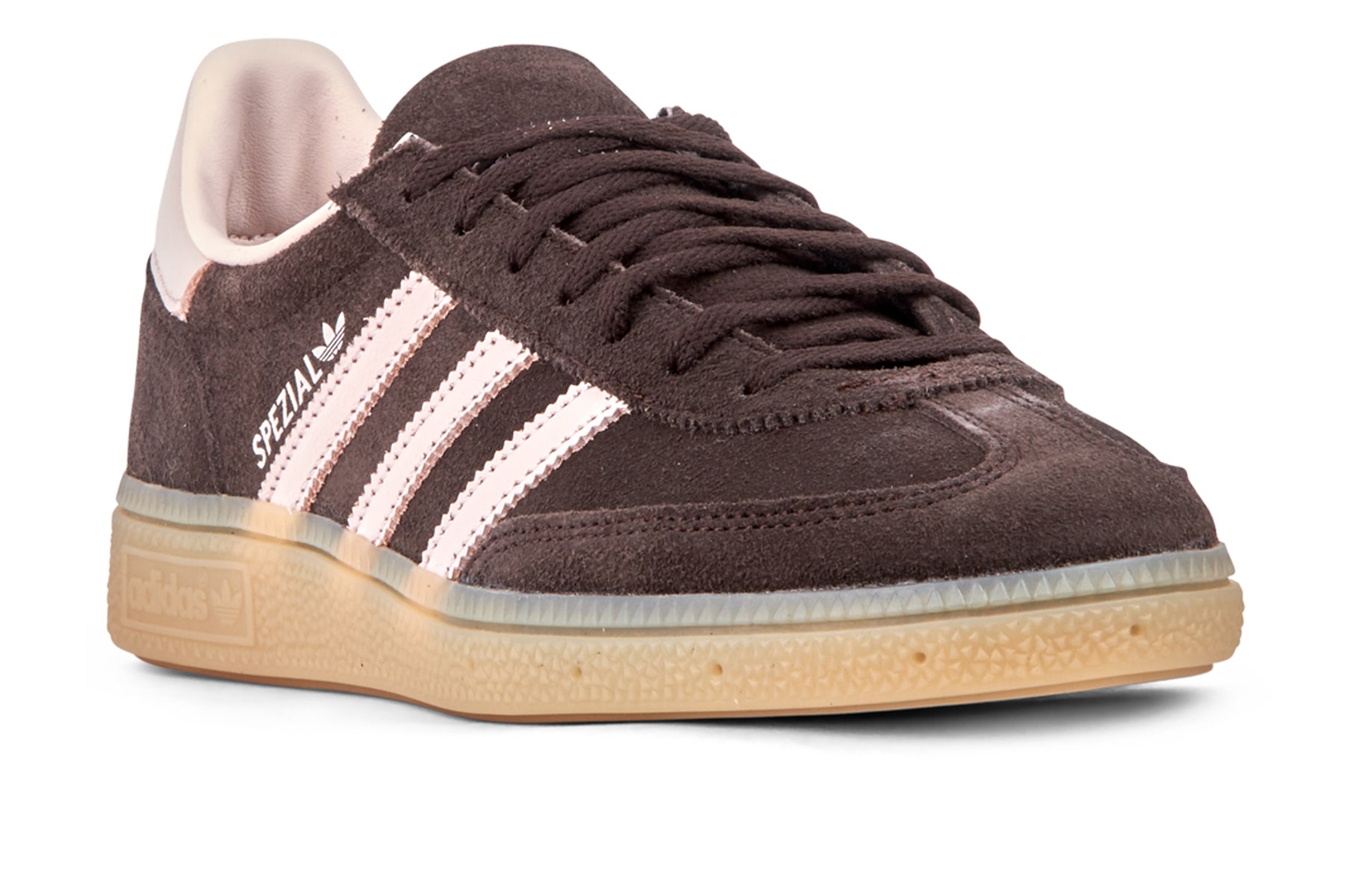 靴 Handball Spezial AuroraCoffee/SandyPink Womens adidas Handball Spezial Athletic Shoe - Aurora Coffee
