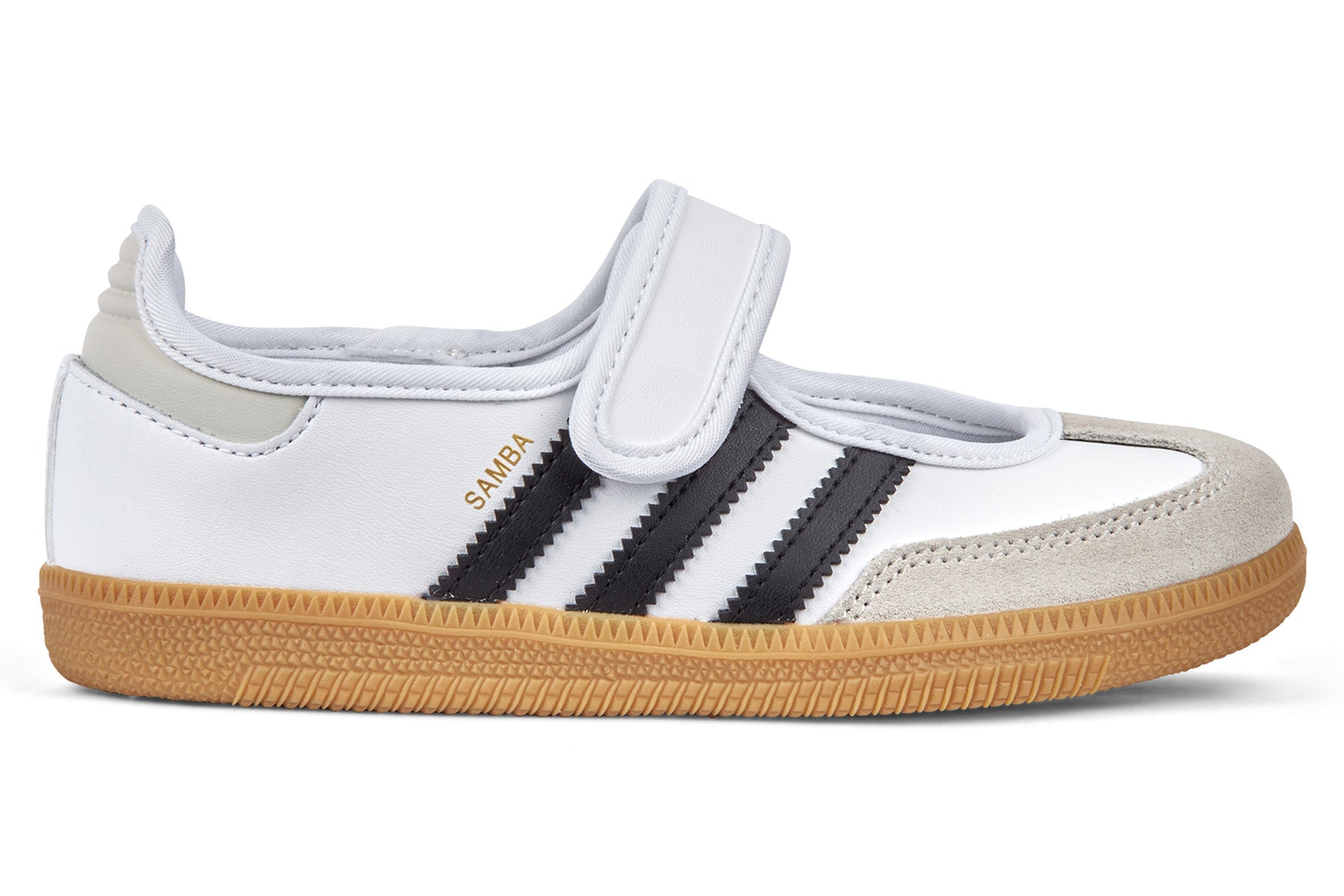 Adidas Samba Jane C (Kids) - FTW White/Core Black