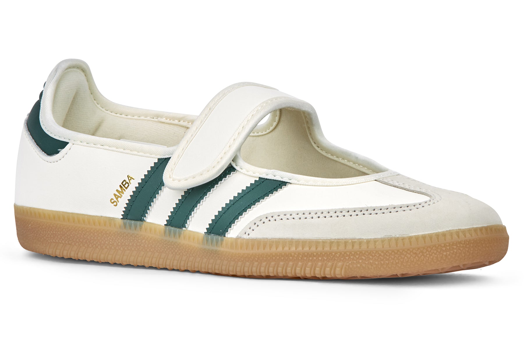 Adidas Samba Jane W - Off White/Collegiate Green/Gold Metallic