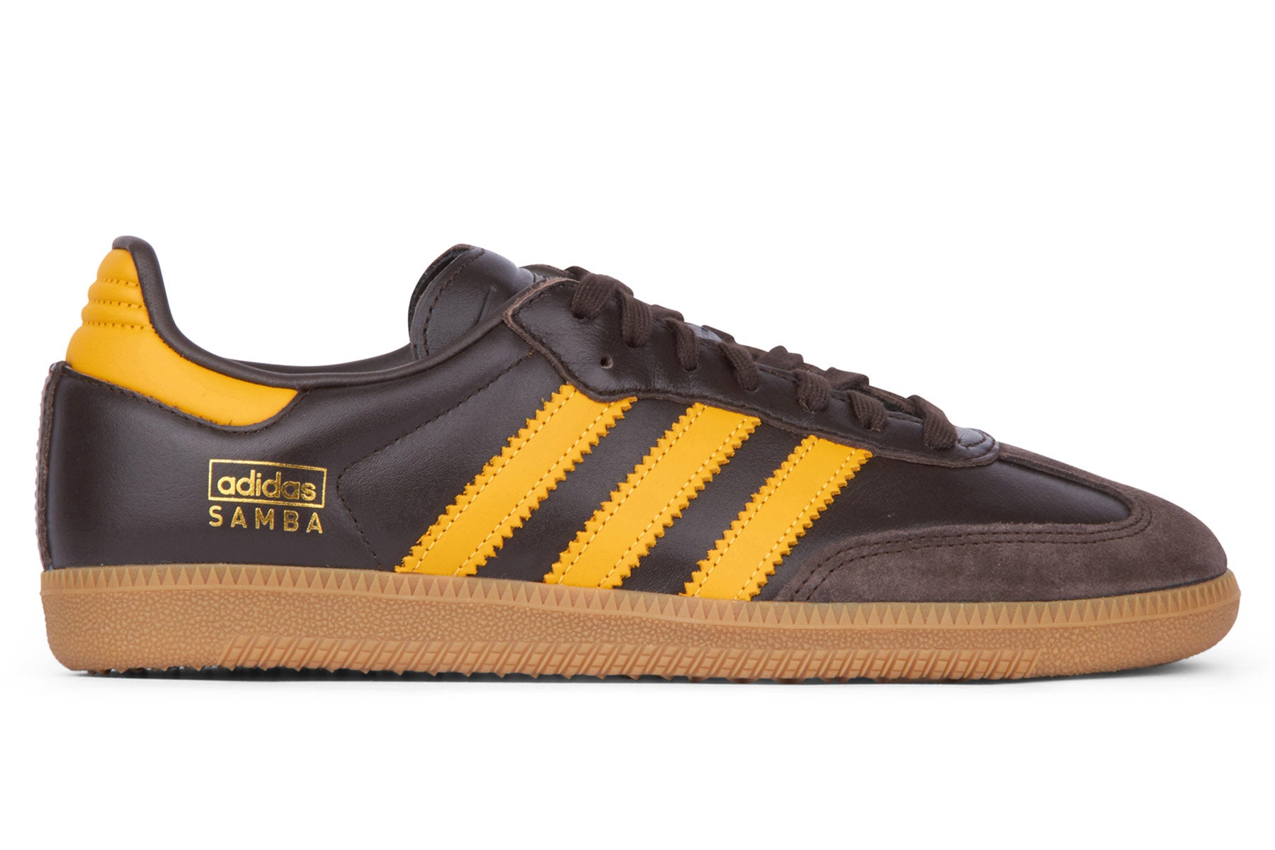 Adidas Samba | Dark Brown/Pre Yellow/Gum → Shoe Chapter