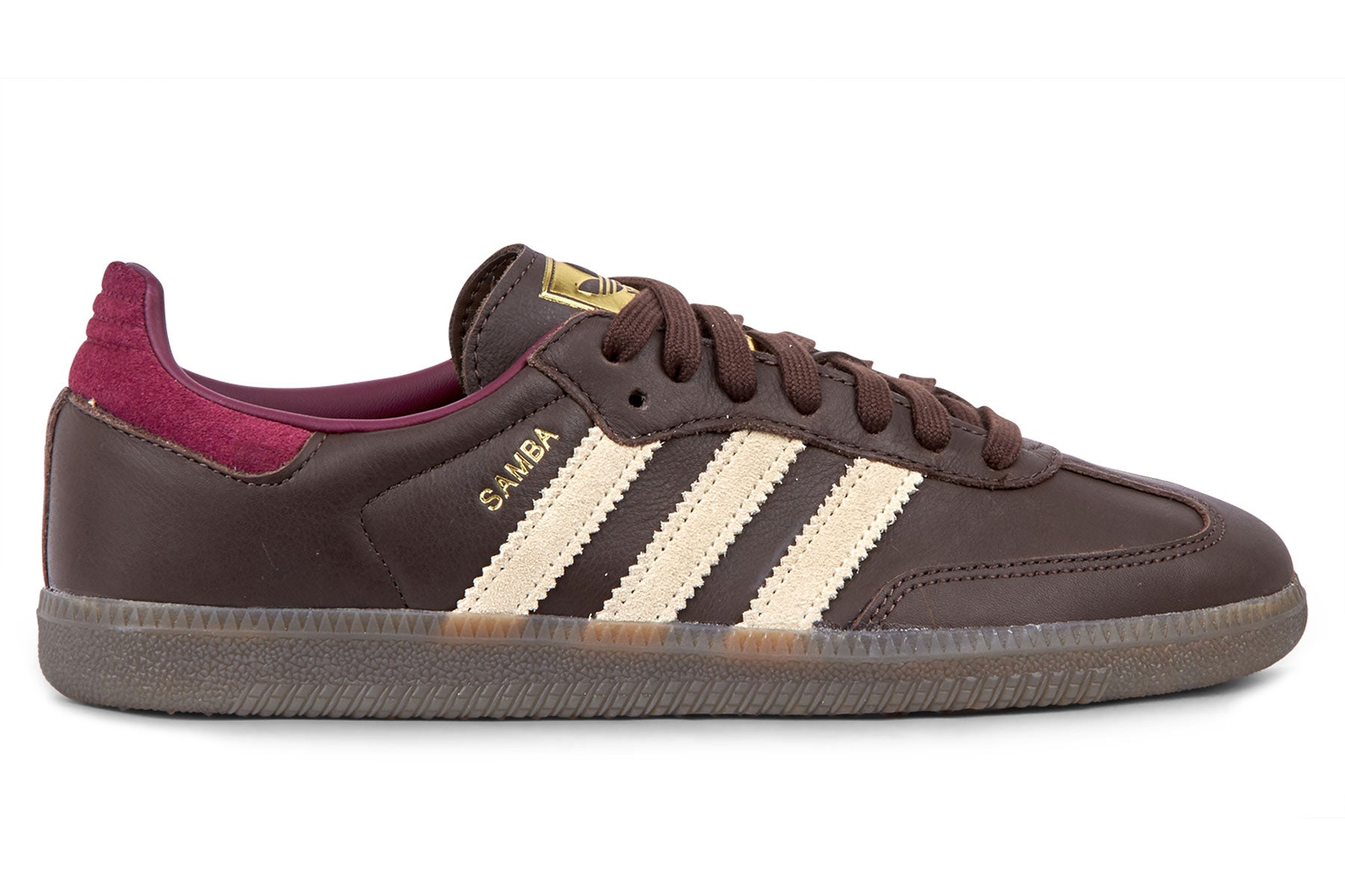 Adidas Samba OG W - Brown/Warm Vanilla/Maroon