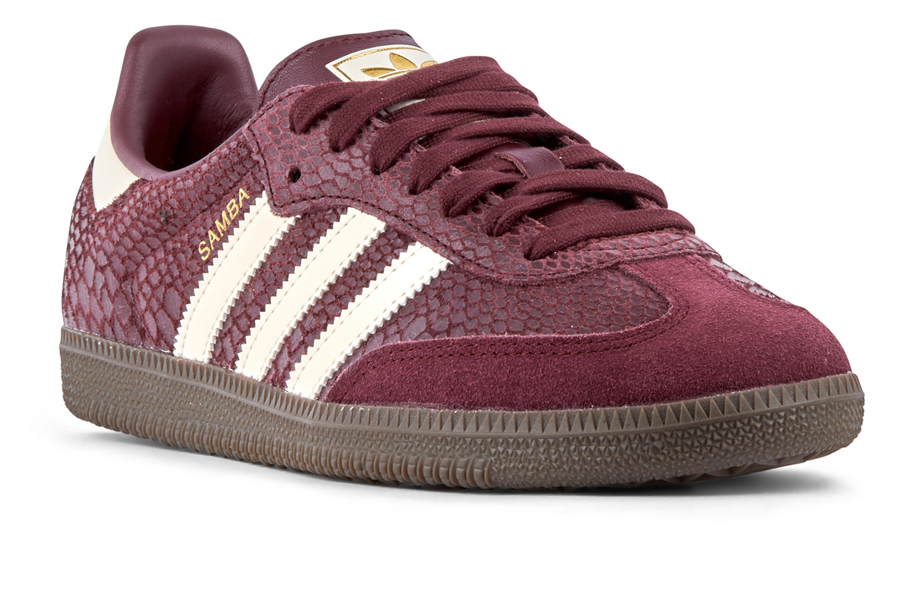 Adidas Samba OG W - Maroon/Cream White/Gold Metallic