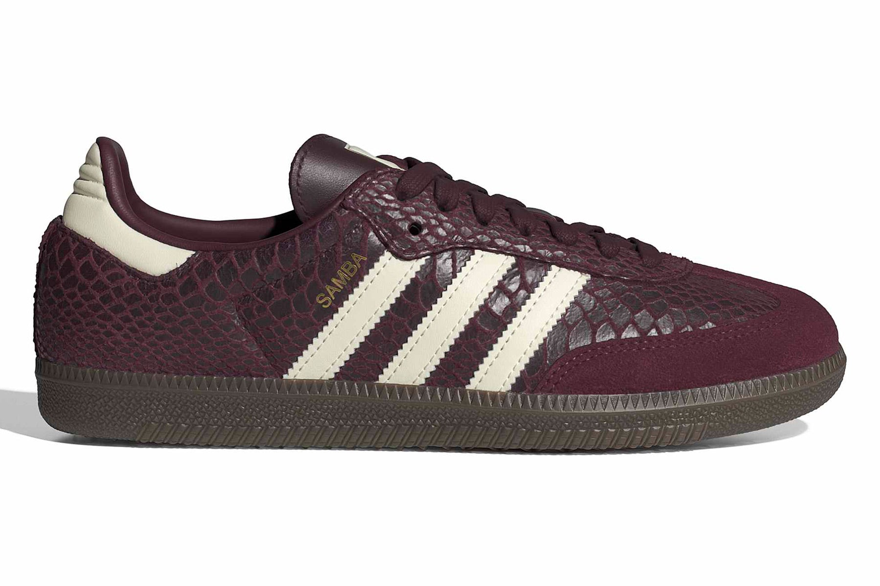 Adidas Samba OG W - Maroon/Cream White/Gold Metallic