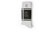 SC Logo Socks - White/Black