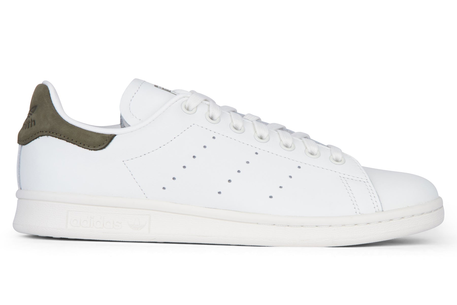 Adidas Stan Smith - Core White/Core White/Olive Strata