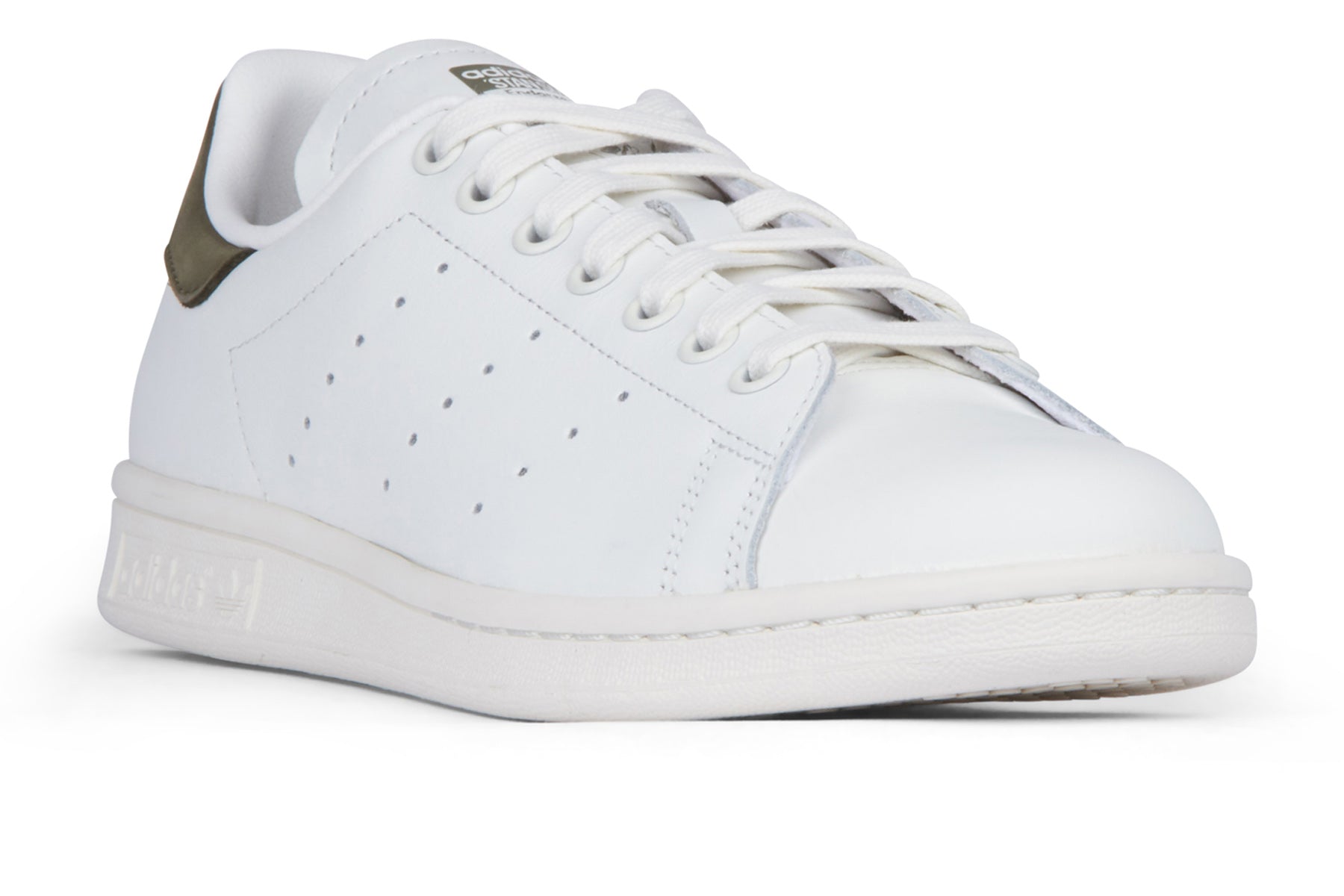 Adidas Stan Smith - Core White/Core White/Olive Strata