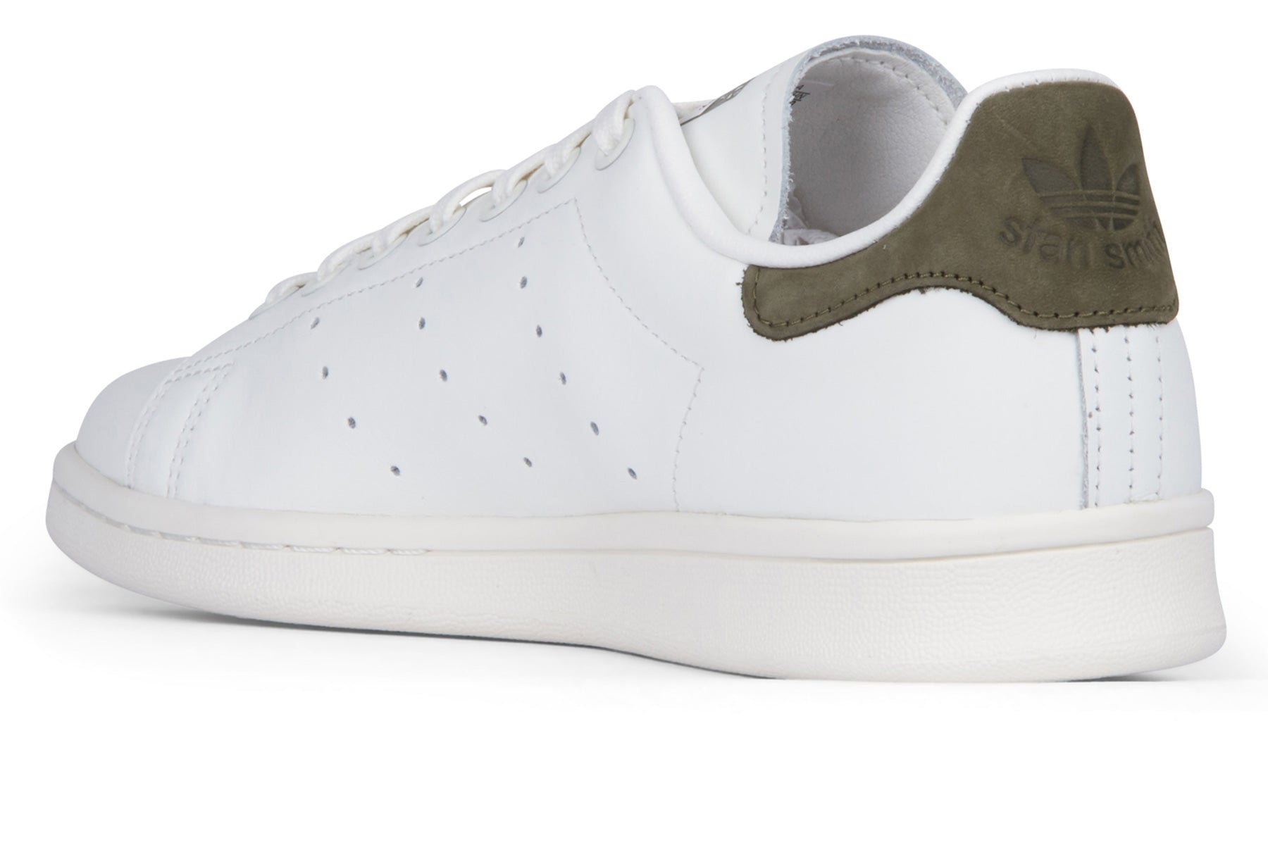 Adidas Stan Smith - Core White/Core White/Olive Strata