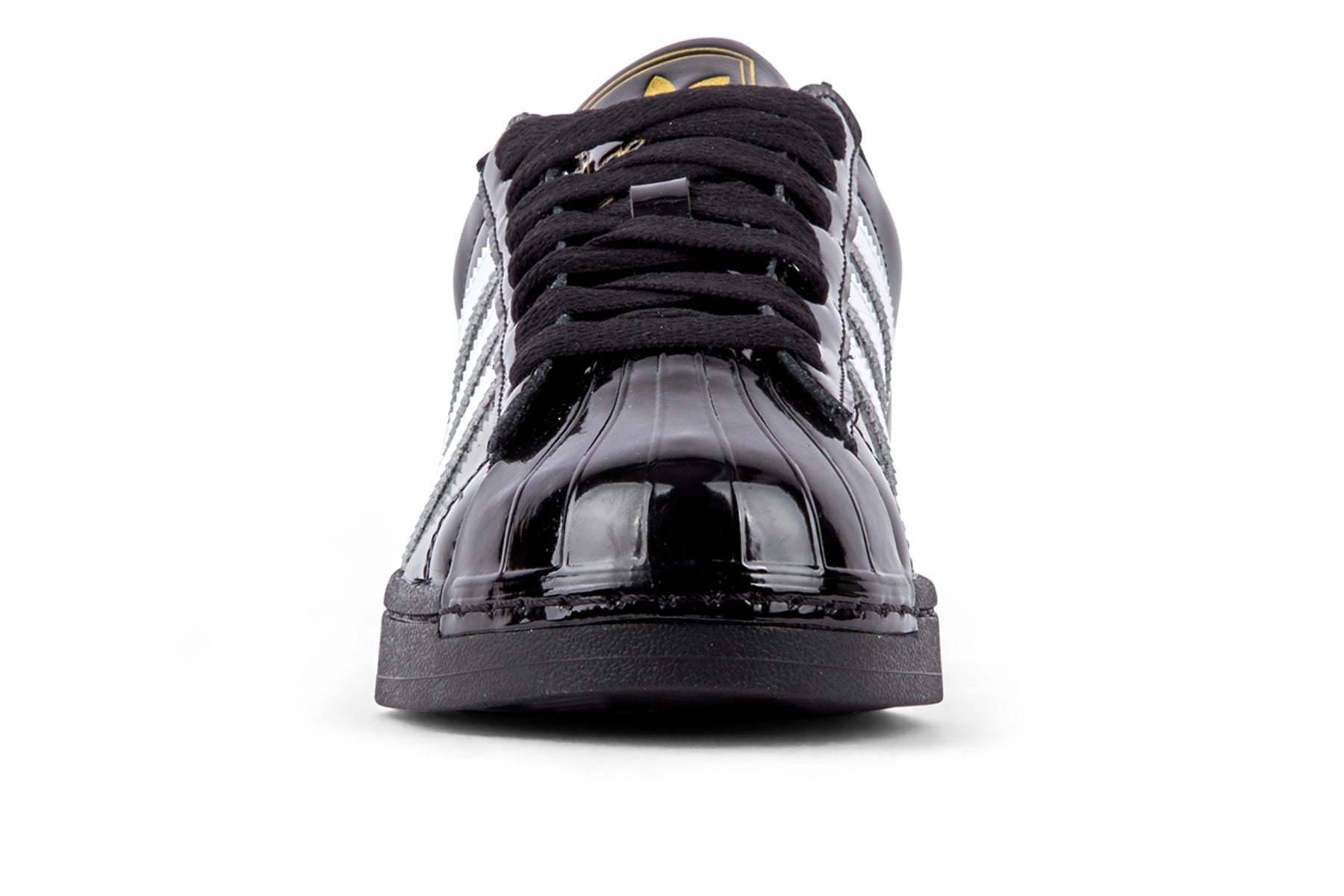 Adidas Superstar 2 W "Patent" - Core Black/FTW White/Gold Metallic