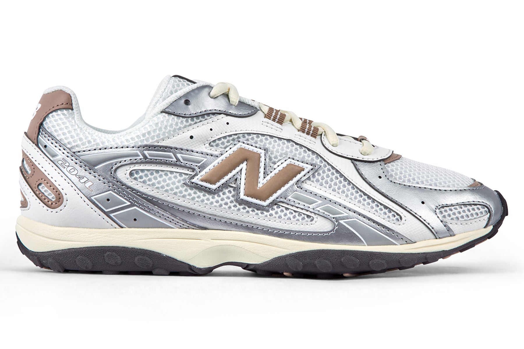 New Balance U204LSWA - Silver Metallic/Flat Taupe