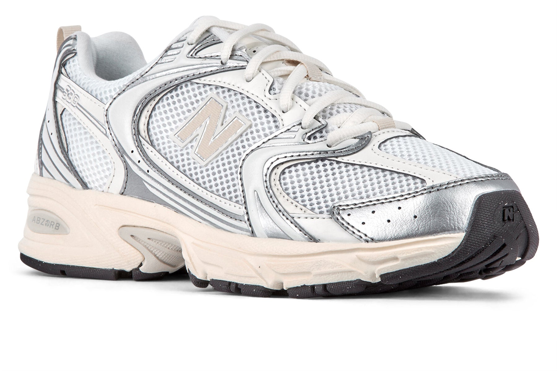 New Balance U530ESB - Silver Metallic/Linen