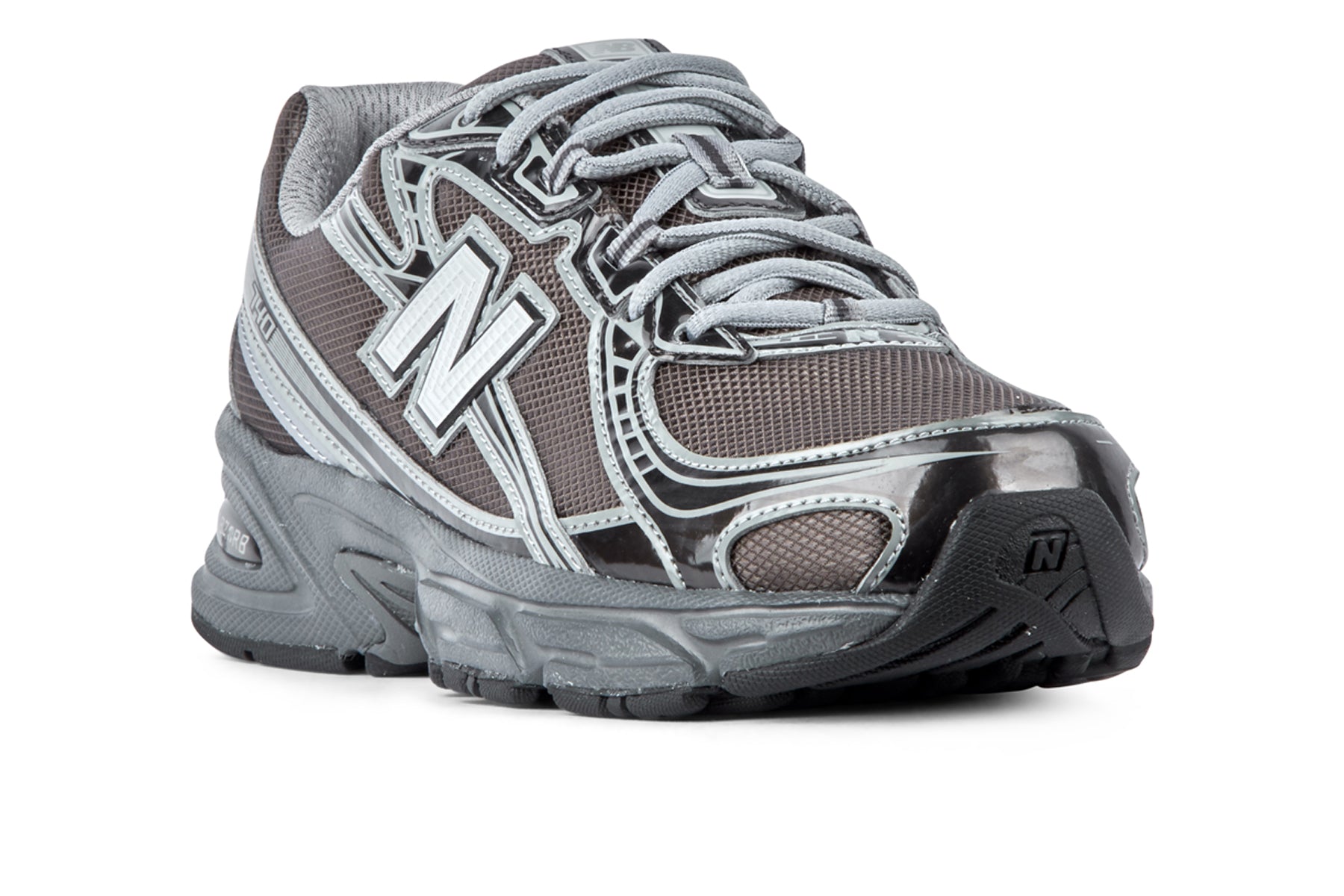 New Balance U7407YI - Castlerock/Black Metallic