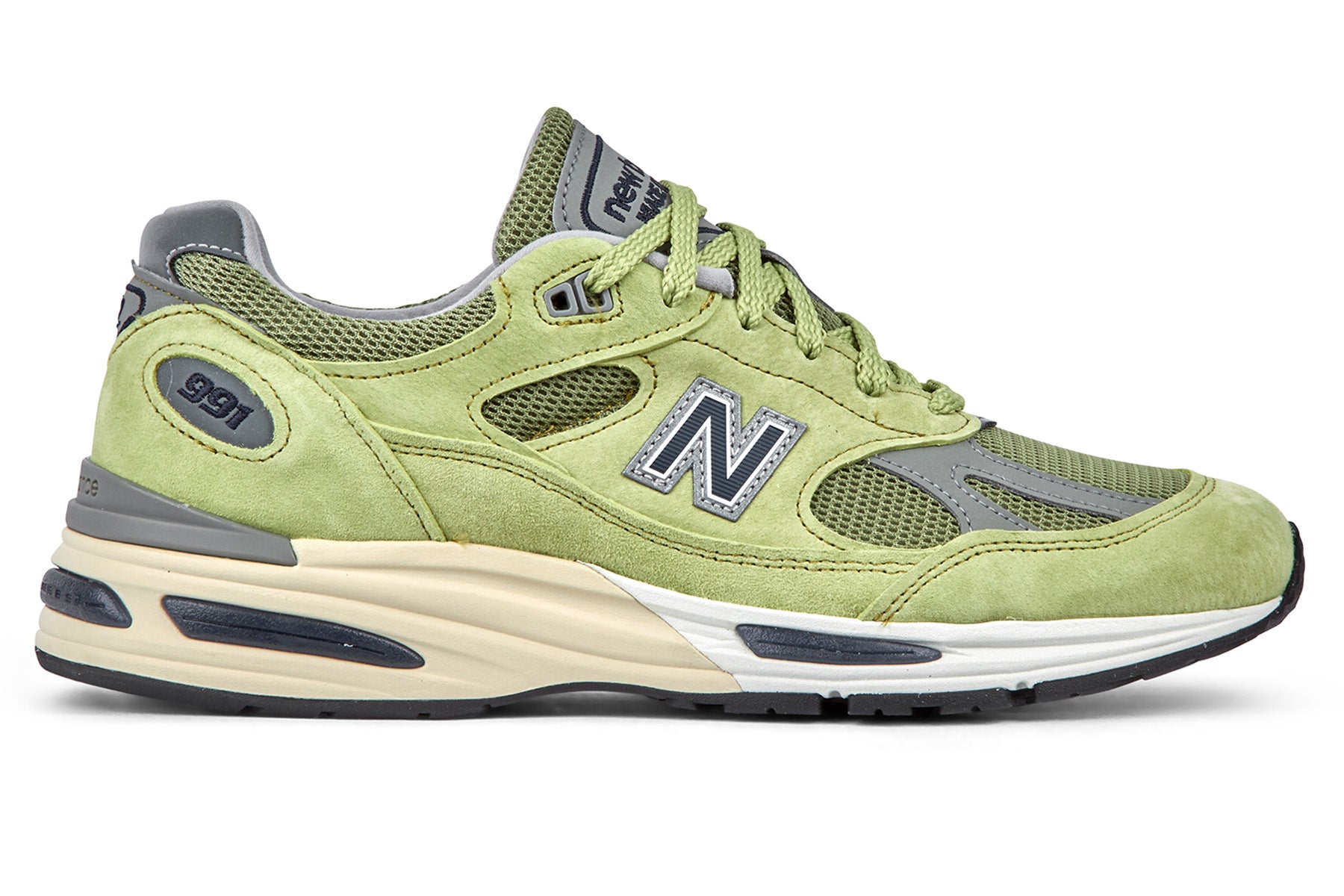 New Balance U991WG2 - Green Banana/Moss/Moon Mist