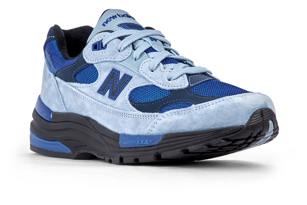 New Balance U992AR - Light Arctic Grey/Black/Blue Gemstone