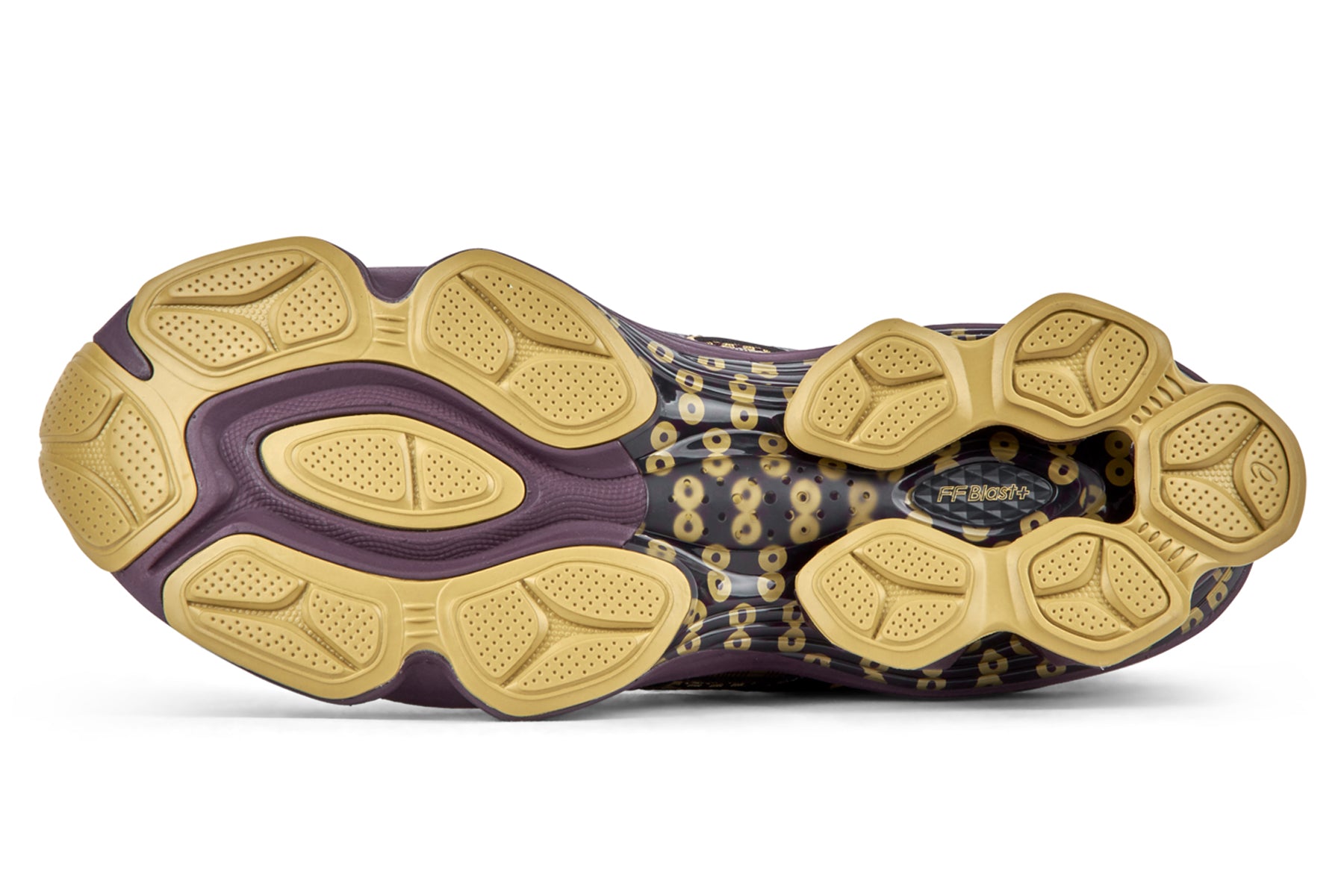 Asics US7 S Gel Kinetic Fluent - Beniimo Purple/Lemongrass