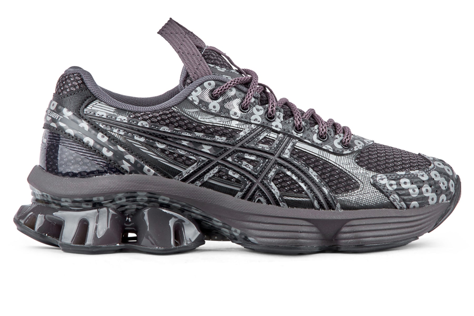 Asics US7 S Gel Kinetic Fluent - Obsidian Grey/Graphite Grey
